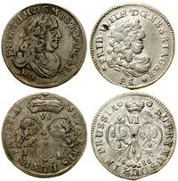 Niemcy, zestaw: 2 x szóstak, 1680 i 1686