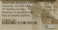 Cesarstwo Rzymskie, solidus, 405–406