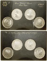 Polska, zestaw rocznikowy monet obiegowych - prooflike (część I i II), 1981