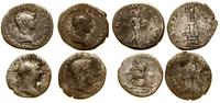 zestaw 4 x denar, Rzym, 3 denary cesarza Trajana