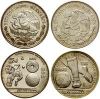 sztabki srebrne, zestaw: 2 x 50 peso, 1985