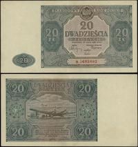 20 złotych 15.05.1946, seria B, numeracja 560580