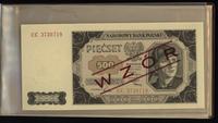 Polska, zestaw banknotów emisji pamiątkowej, 1948 i 1965