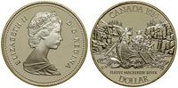 1 dolar 1989, Ottawa, Rzeka Mackenzie, srebro pr
