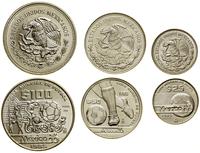 zestaw 3 monet 1985, 25, 50 oraz 100 peso z seri