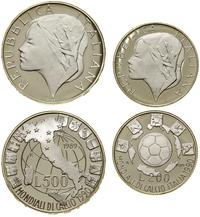 lot 2 monet 1989, Rzym, 200 lirów oraz 500 lirów