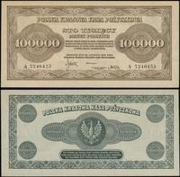100.000 marek polskich  30.08.1923, seria A, num
