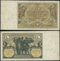10 złotych 20.07.1929, seria GE, numeracja 80804