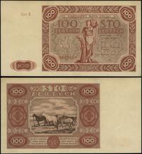 100 złotych 15.07.1947, seria A, numeracja 46291