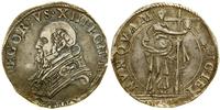 teston rok 13 pontyfikatu (1585), Rzym, srebro, 