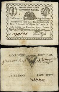 Państwo Kościelne, 7 paoli, rok 7 republiki (1798)
