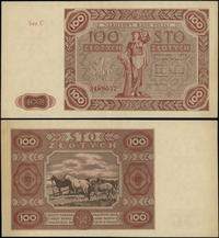 100 złotych 15.07.1947, seria C, numeracja 31890