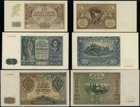 zestaw 3 banknotów  z lat 1940-1941, 10 złotych 