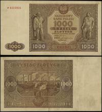 1.000 złotych 15.01.1946, seria P, numeracja 651