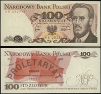 100 złotych 15.01.1975, seria AB, numeracja 2523