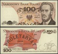 100 złotych 15.01.1975, seria B, numeracja 90246