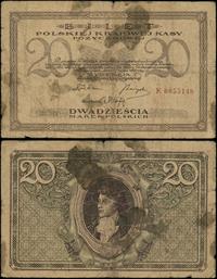 20 marek polskich 17.05.1919, seria E, numeracja