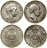 Niemcy, zestaw: 2 x 2 marki, 1905 E (Saksonia) i 1906 A (Prusy)