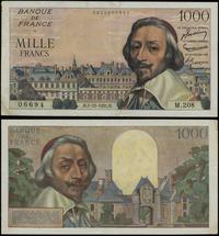 1.000 franków 1.12.1955, typ Richelieu, seria M.