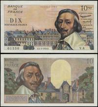 10 nowych franków 5.03.1959, typ Richelieu, seri