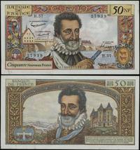 50 nowych franków 7.04.1960, typ Henri IV, seria