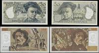 zestaw: 50 i 100 franków 1991, razem 2 sztuki, P