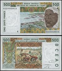 500 franków (2002), seria K, numeracja 022169288