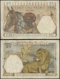 Senegal, 25 franków, 1.05.1936