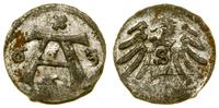denar 1563, Królewiec, lekko niedobity, Kop. 375