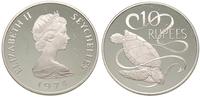 10 dolarów 1974, Żółw Morski, srebro 28.93 g, ry