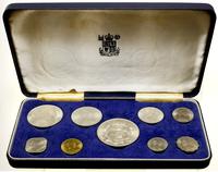 zestaw 9 monet 1966, Londyn, w zestawie nominały