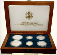 Stany Zjednoczone Ameryki (USA), zestaw 6 monet, 1992