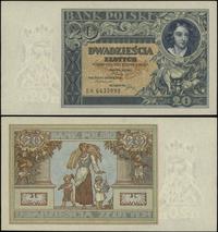 20 złotych 20.06.1931, seria DH. , numeracja 663