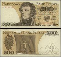 500 złotych 16.12.1974, rzadka, początkowa seria