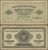 500.000 marek polskich 30.08.1923, seria AZ, num