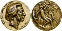 Polska, medal na pamiątkę odsłonięcia pomnika Adama Mickiewicza w Krakowie, 1898