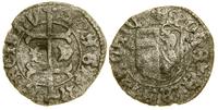 denar (1463), Koszyce, Aw: Tarcza herbowa, + MON