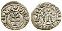 denar (1387–1395), Aw: Podwójny krzyż, + MONETA 