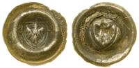 brakteat 1391–1415, na ostrołukowej tarczy orzeł