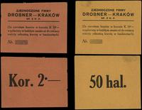 blankiet na 50 halerzy oraz 2 korony (1919), bez
