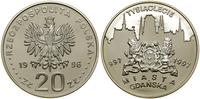 20 złotych 1996, Warszawa, Tysiąclecie miasta Gd