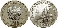 20 złotych 1996, Warszawa, IV wieki stołeczności