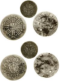 lot 3 monet, 1/12 talara 1693 ICS, Magdeburg, Br