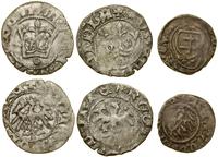 zestaw 3 monet, trzeciak koronny (po 1407) / pół