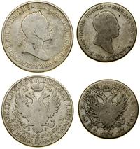 zestaw 2 monet, 2 złote 1820 IB - Aleksander I (