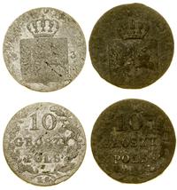 Polska, lot 2 x 10 groszy, 1831 KG