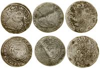 lot 3 monet, trojak 1632 / 2 x grosz miejski 163