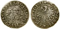 3 krajcary 1653, Brzeg, w legendzie awersu LV (3