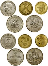 lot 5 monet, 10.000 złotych 1990 (Solidarność 19