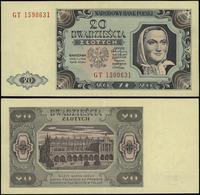 20 złotych 1.07.1948, seria GT, numeracja 159063